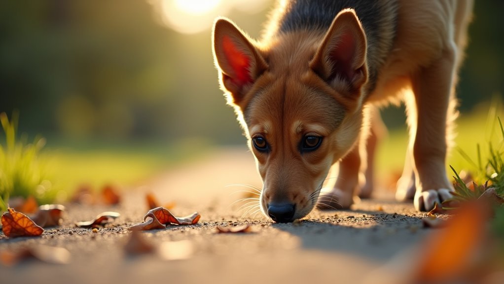 canine focused scent exploration