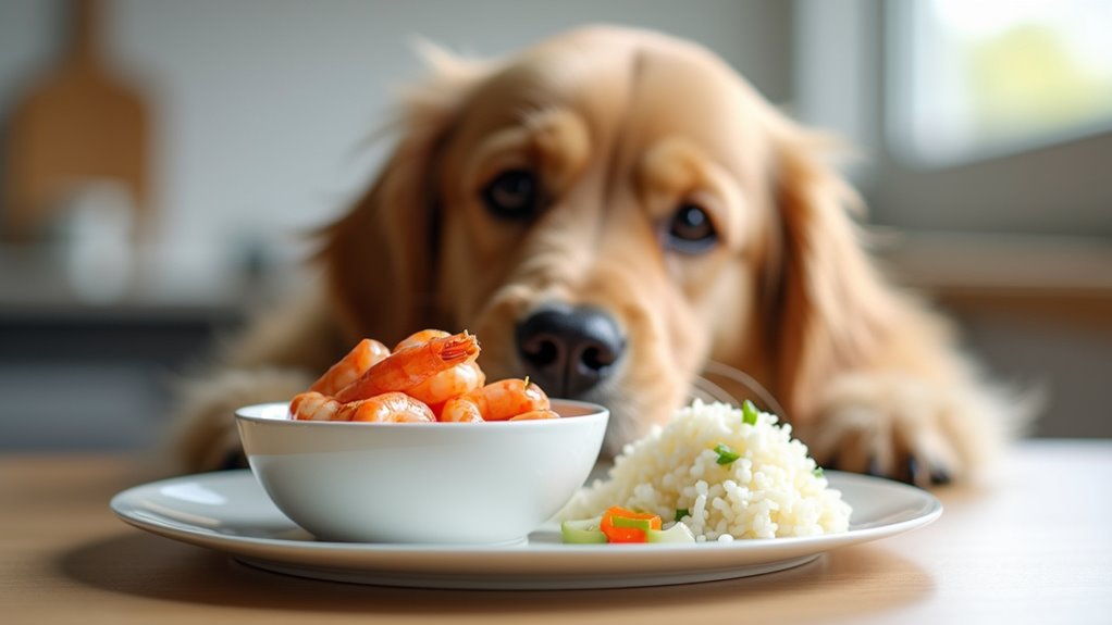 cooked shrimp safe occasionally