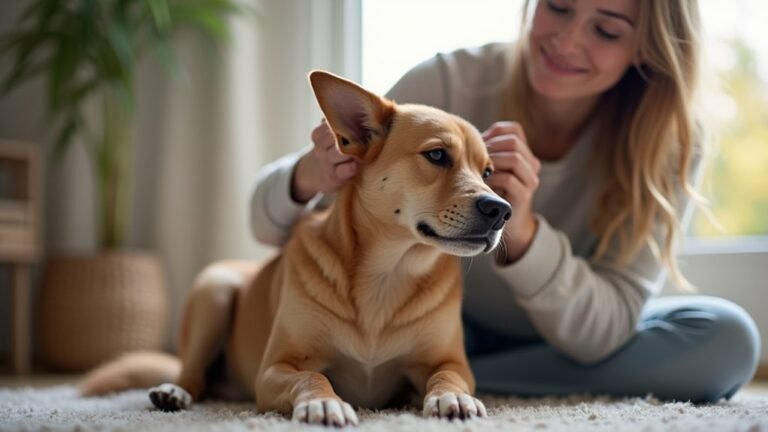 dog repeatedly scratching ears