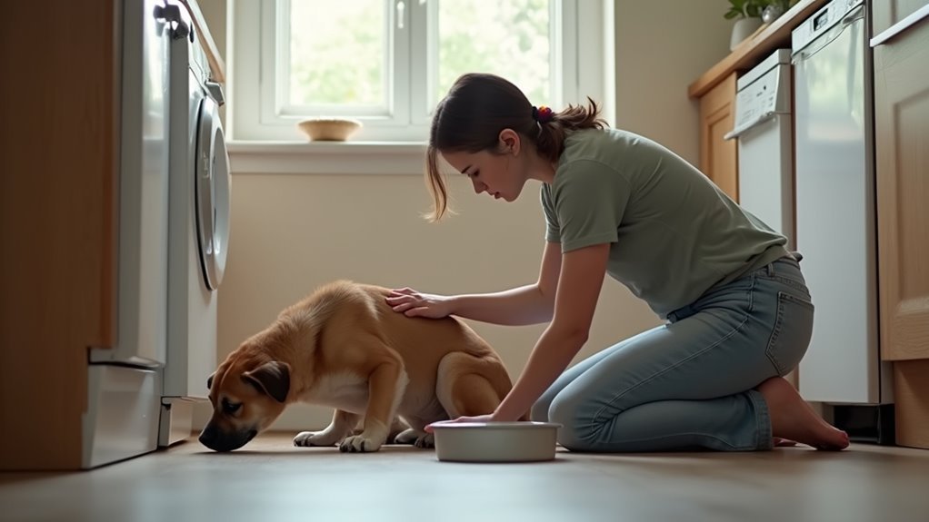 dog vomiting causes actions