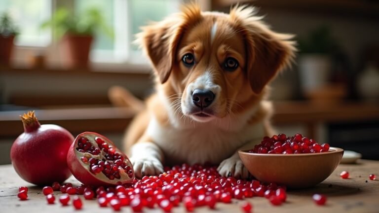 pomegranate safe with caution