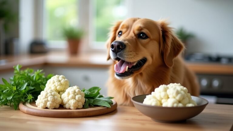 safe cauliflower for dogs