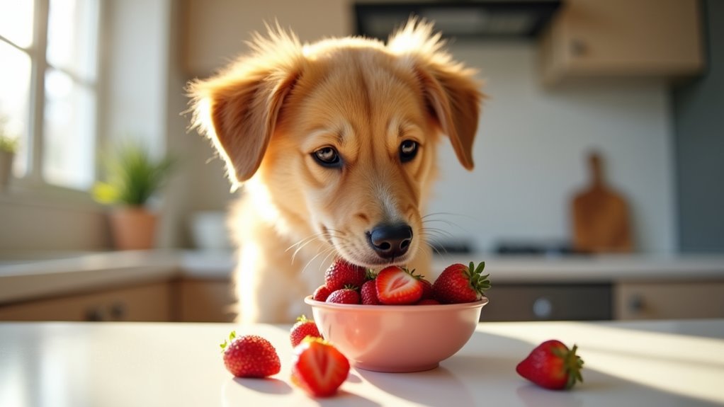 strawberries safe for dogs